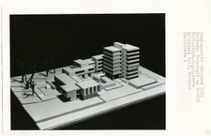 Deutsche Botschaft (Diplomarbeit bei Bernhard Hermkes), Madrid: Modellfoto