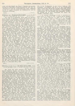 615-617 [Rezension] Schrörs, Heinrich, Die Kölner Wirren (1837)