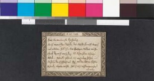Brief von Lavater, Johann Kaspar an Goethe, Johann Wolfgang von