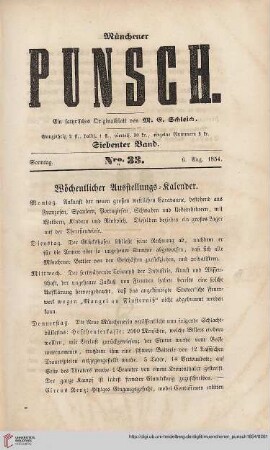 Nro. 33 (6. Aug. 1854)