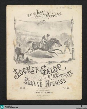 Jockey-Galop für das Pianoforte : op. 121