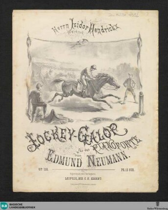 Jockey-Galop für das Pianoforte : op. 121