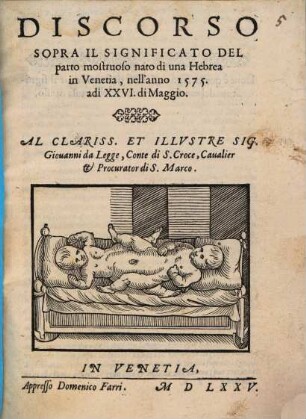 Discorso sopra il significato del parto mostruoso