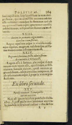 Ex libro secundo.