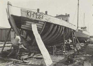 Lauterbach (Rügen), Wesselwerft, Fischkutterreparatur