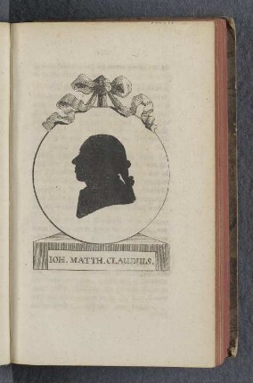 Ioh. Matth. Claudius.