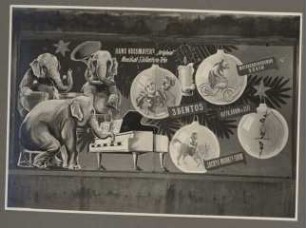 Circus Barlay - Großflächenwerbung, ohne Ortsangabe, 1953-1954