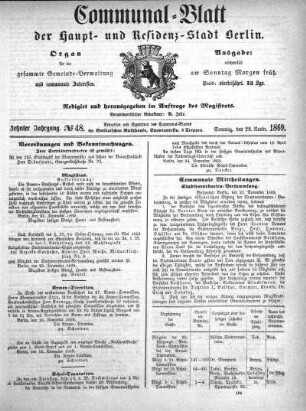 1869,48: No. 48, 28. November 1869