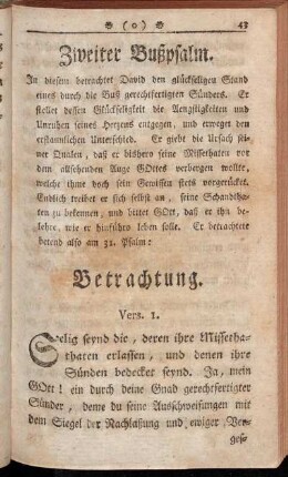 Zweiter Bußpsalm.