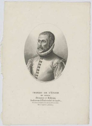Bildnis des Charles de L'Écluse