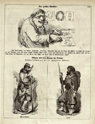 "Der größte Künstler" "Skizzen aus dem Kriege im Orient"