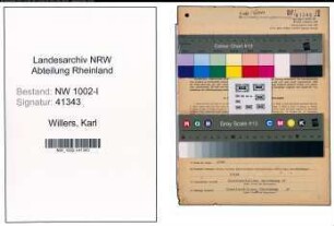 Entnazifizierung Karl Willers, geb. 01.01.1902 (Werkstattleiter)