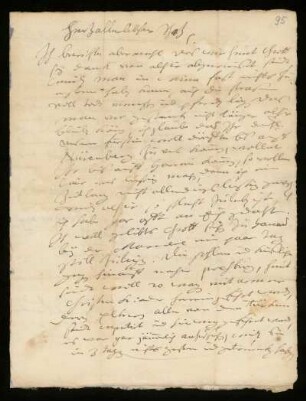 Brief von Johann Dolaeus an Susanne Dolaeus