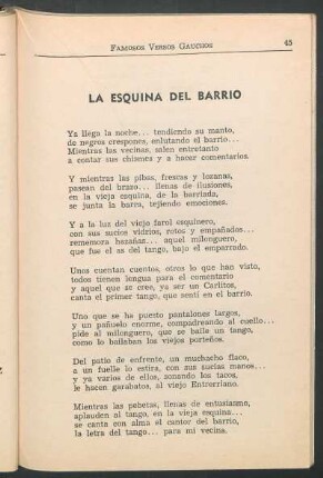 La esquina del barrio