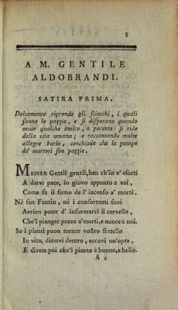 Satire di Antonio Vinciguerra, Lodovico Ariosto ..., L. Dolce ed altri, 2