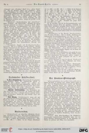 Der Amateur-Photograph