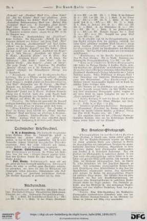 Der Amateur-Photograph