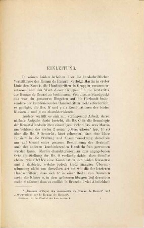 Studien zu dem Roman de Renart und dem Reinhart Fuchs, 1
