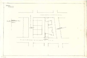 Gsaenger, Gustav; München; Hallenbad - Lageplan