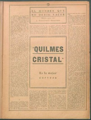 El hombre que no debió nacer : Novela corta