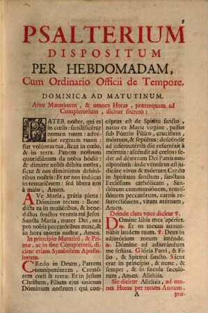 Horae diurnae Breviarii Romani