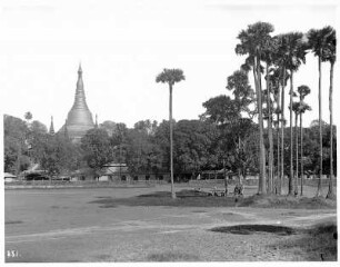 Rangun, Birma. Landschaft mit Shwedagon-Pagode