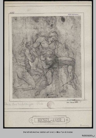 Kreuzabnahme (nach Michelangelos Pietà im Florentinischen Dommuseum)