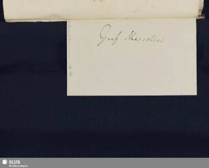 Nr. 137. Marcolini, Camillo
