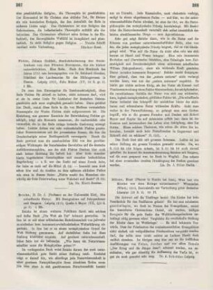 267-268 [Rezension] Reinke, Johannes, Die schaffende Natur