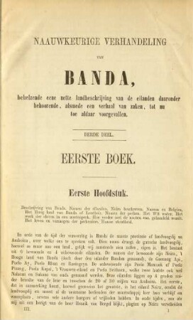 Eerste hoofdstuk. Beschrijving van Banda. ...