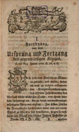 Bremisches Magazin zur Ausbreitung der Wissenschaften, Künste und Tugend, 6. 1764