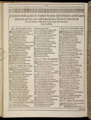 Psalmen und geistliche Lieder/ so von Christlichen gotseligen männern gestellet [...]