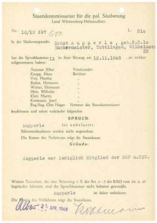 Aupperle, Ernst