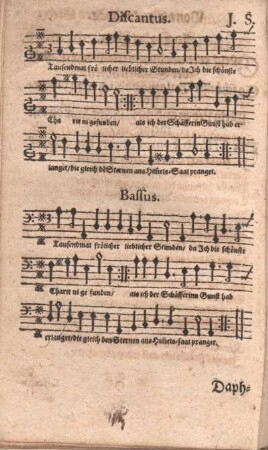[Daphnis Dactylisches Lied, In welchen er die Stunde glückselig preiset, als er die gunst ...]