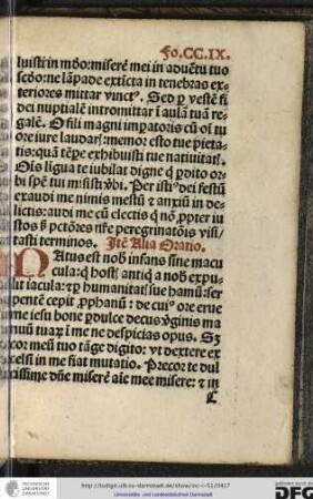 Item alia oratio.
