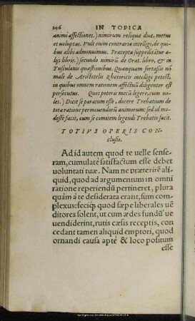 Totius Operis Conclusio