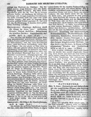 Germanien: Die Folgen der Säcularisationen. 40 S. 8. 1801