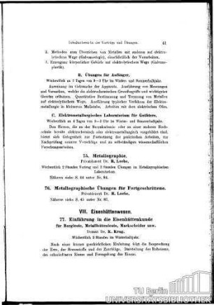 77. Einführung in die Eisenhüttenkunde