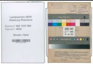 Entnazifizierung Hans Sinram , geb. 02.07.1908 (Postinspektor)