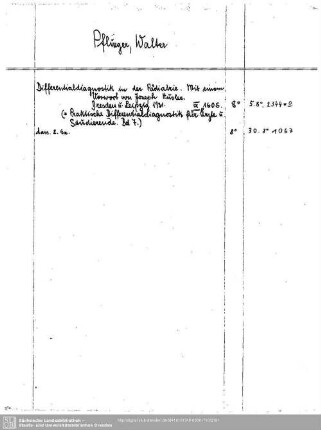 Pflueger, Walter