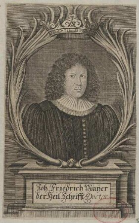 Bildnis des Joh. Friedrich Mayer