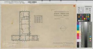 Münster (Münster) ehem. Train-Kaserne, Dahlweg Gebäude 3 Grundriß Obergeschoß 1959 1 : 100 33 x 58 Zeichnung Finanzbauamt Münster-Ost