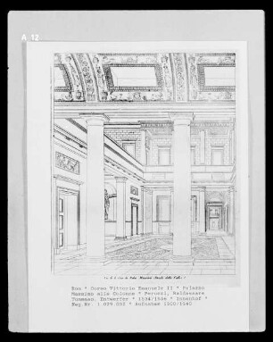 Palazzo Massimo alle Colonne in Rom: Innenhof