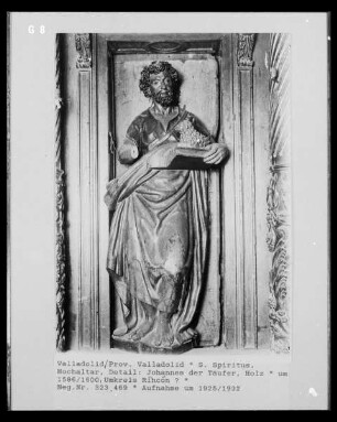 Hochaltar, Mittelbild: Johannes der Täufer