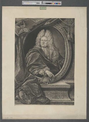 Georg Prev : Kauff- und Handelsherr Adjunctus des Löbl: Banco-Amts zu Nurnberg, gebohren den [15.] Septemb. 1673. Verschieden den 17. Julü 1714.