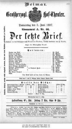 Der letzte Brief