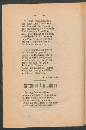 Contestación a la anterior