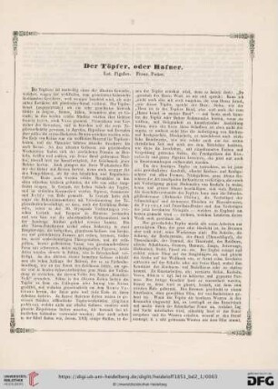 Der Töpfer, oder Hafner