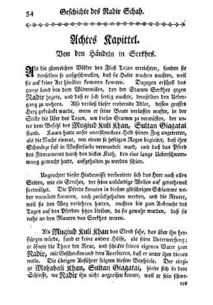 Achtes Kapittel. Von den Händeln in Serkhes.