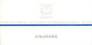 Einladungskarte für eine Kulturveranstaltung im Rahmen des CDU-Parteitages 1972